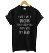 I Wish I Was a Unicorn Shirt | 🦄 Kawaii Unicorn Store