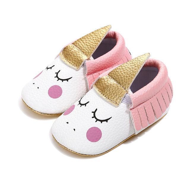 Moccasins Sparkly Unicorn Shoes
