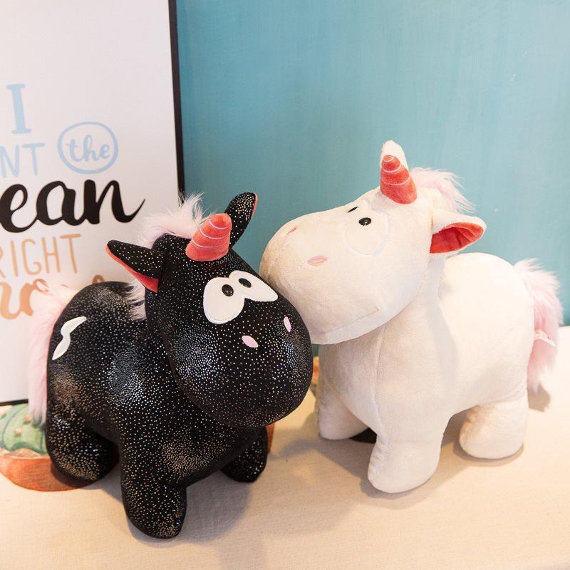 Black Unicorn Plush