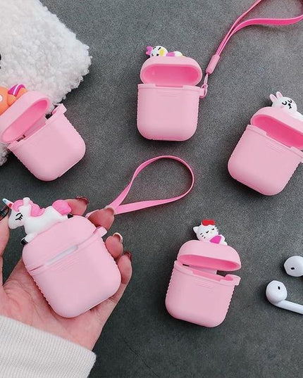 Pink Unicorn AirPods Case