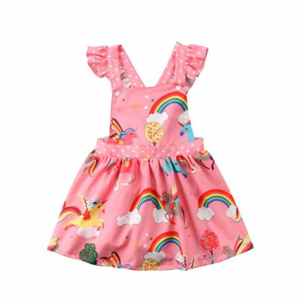 Pink Unicorn Pinafore Dress Kawaii Unicorn Store