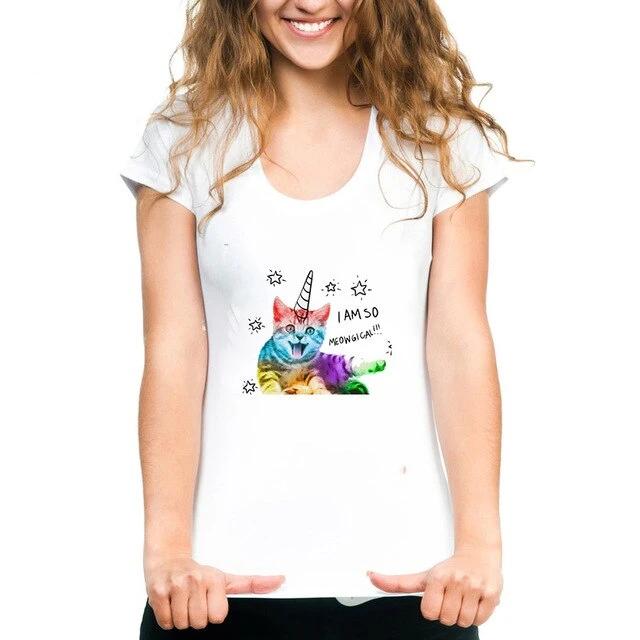 Cute Meowgical Caticorn Shirt