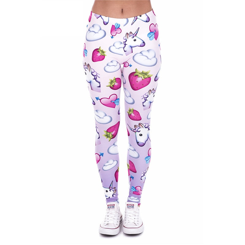 Unicorn Emoji Leggings