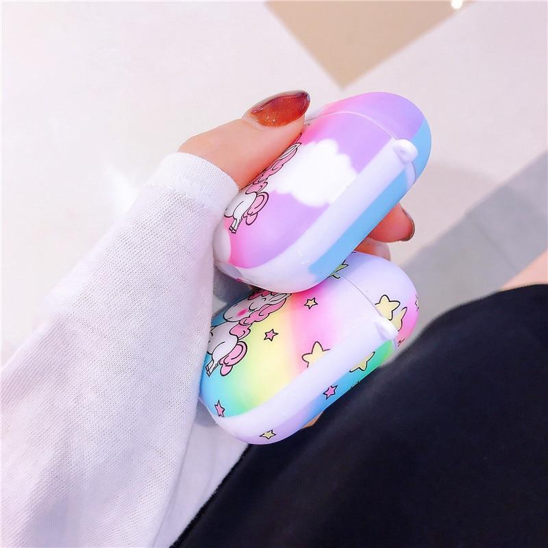 Rainbow Unicorn AirPods Case