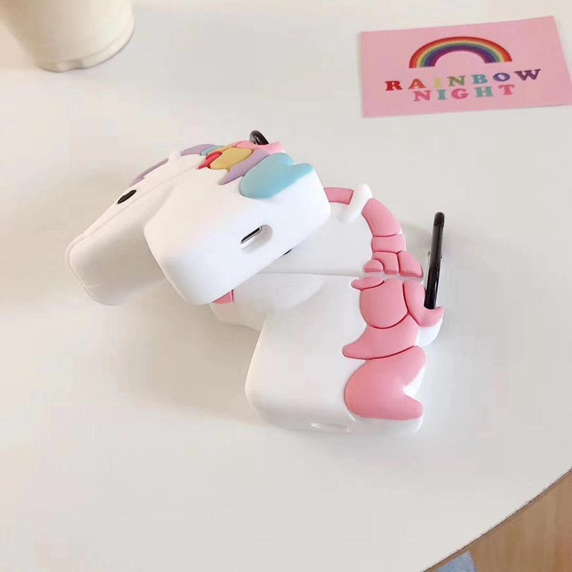Unicorn Head AirPods Case