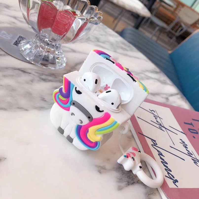 Kawaii Unicorn AirPods Case
