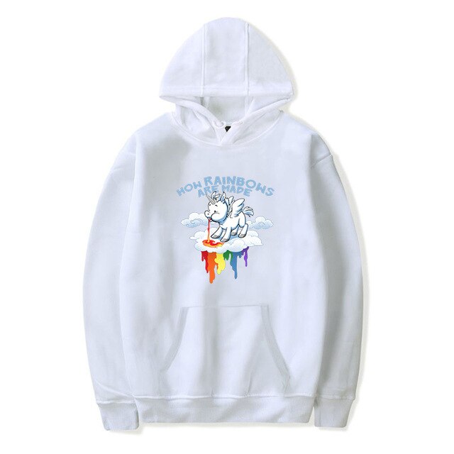 Unicorns and rainbows on sale hoodie