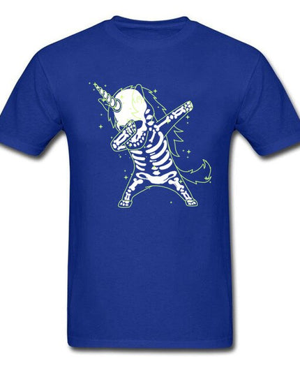 Dabbing Unicorn Skeleton Shirt