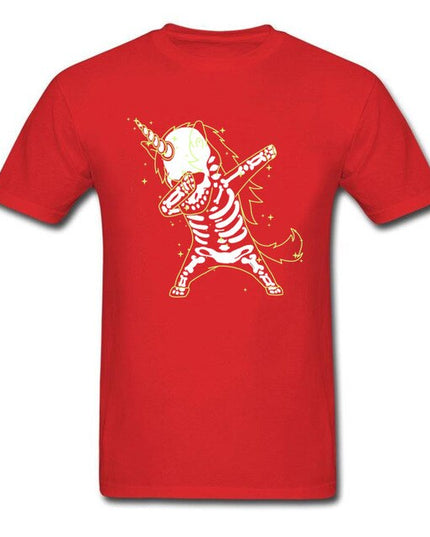Dabbing Unicorn Skeleton Shirt