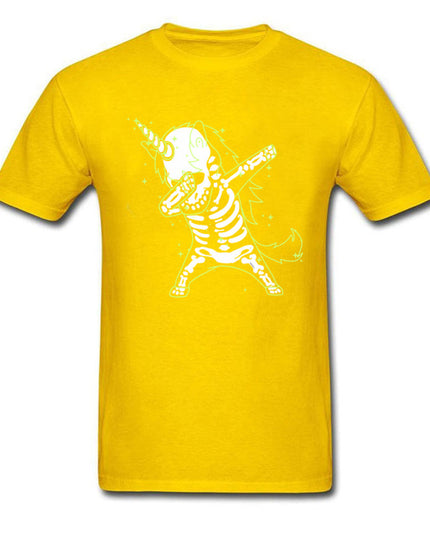 Dabbing Unicorn Skeleton Shirt