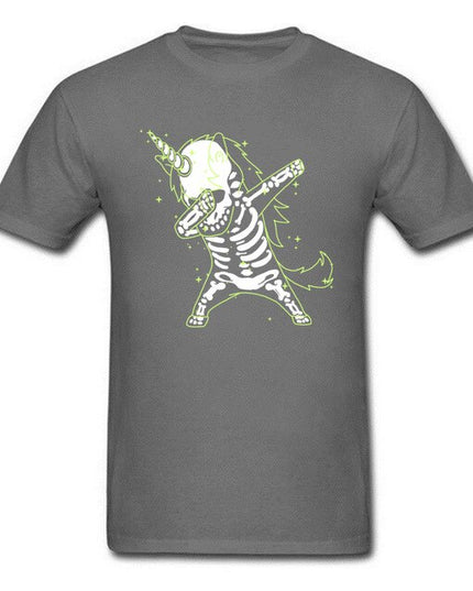 Dabbing Unicorn Skeleton Shirt