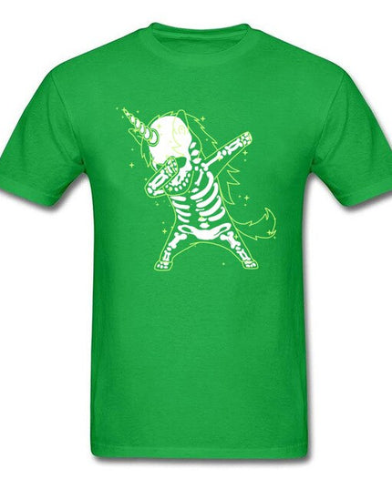 Dabbing Unicorn Skeleton Shirt