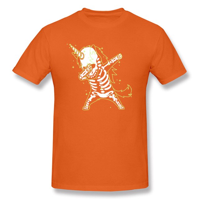 Dabbing Unicorn Skeleton Shirt