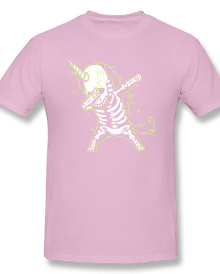 Dabbing Unicorn Skeleton Shirt