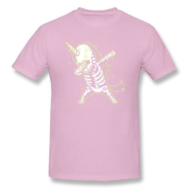 Dabbing Unicorn Skeleton Shirt