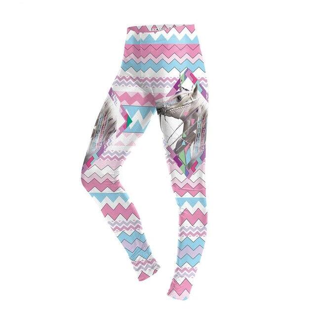 Geometric Unicorn Leggings