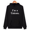 I'm a unicorn hoodie black