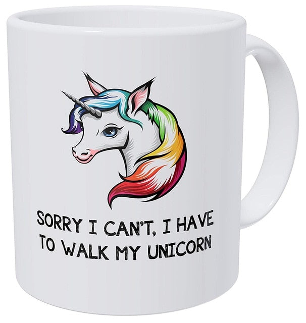 I Have To Walk My Unicorn Mug