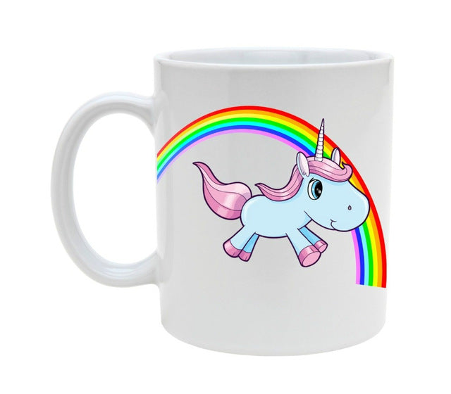 Jumping Unicorn Mug