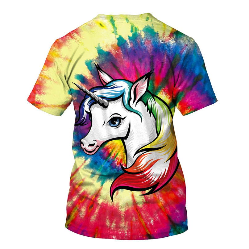 3D Rainbow Unicorn Shirt