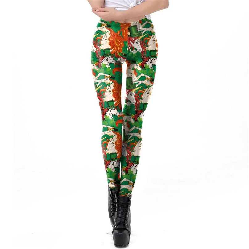 St Patrick Unicorn Leggings