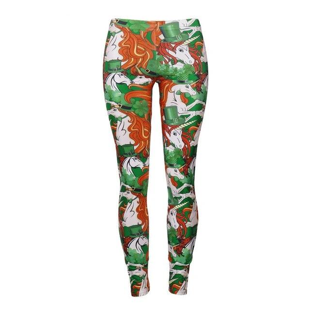 St Patrick Unicorn Leggings