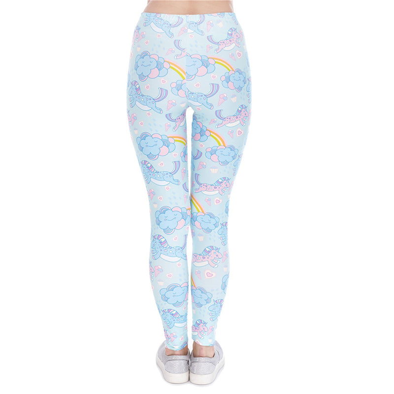 Blue Unicorn Leggings