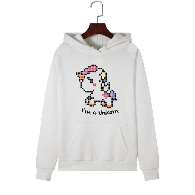 Unicorn Pixel Hoodie