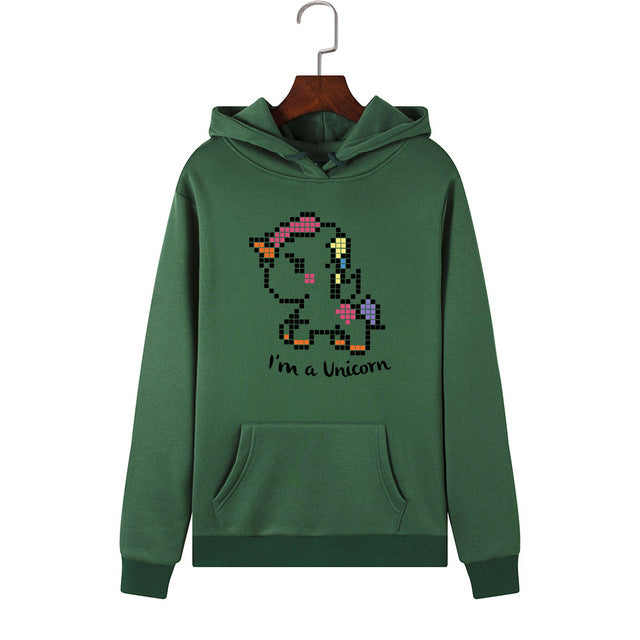 Unicorn Pixel Hoodie