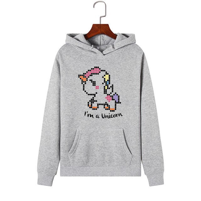 Unicorn Pixel Hoodie