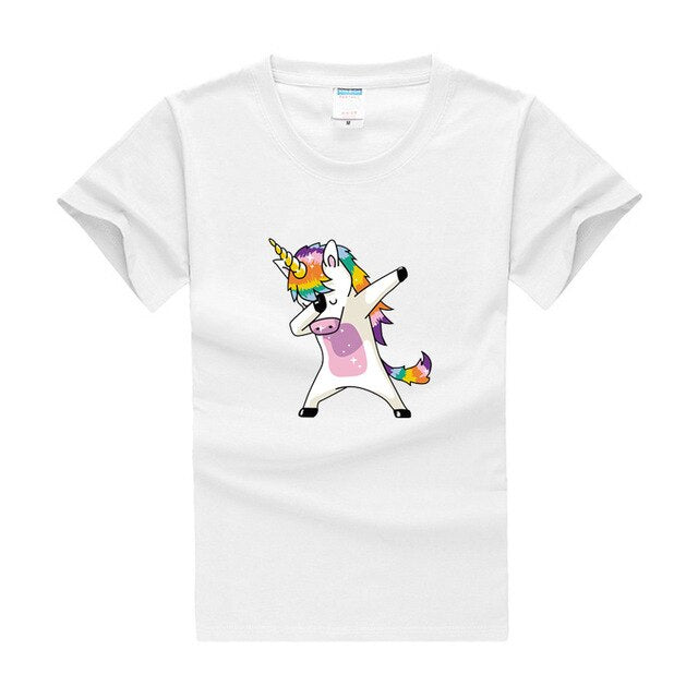 Multicolor Dabbing Unicorn Shirt