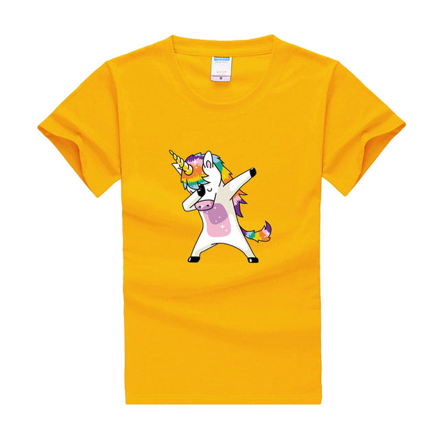 Multicolor Dabbing Unicorn Shirt