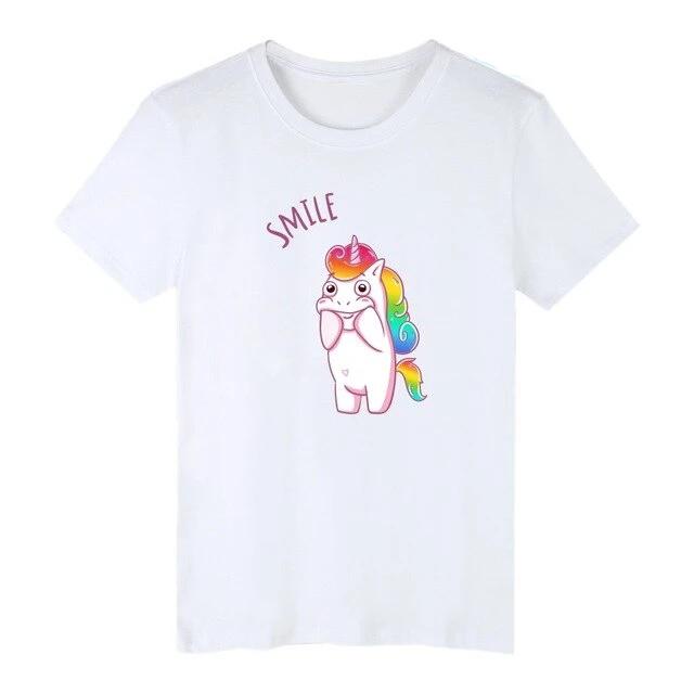 Kawaii Unicorn Smile Shirt