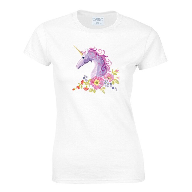 Pretty Unicorn Flowers Shirt
