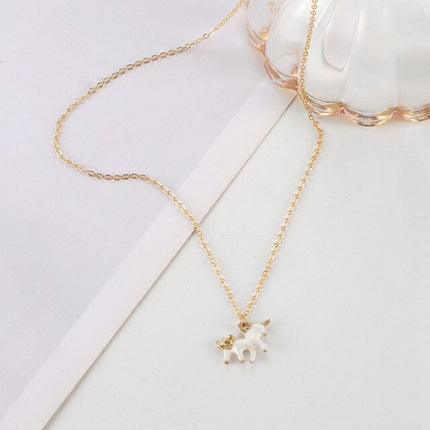 Tiny Unicorn Necklace