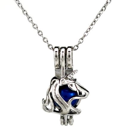 Pompon Unicorn Necklace