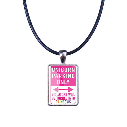 Unicorn Parking Necklace