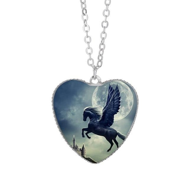 Black Alicorn Necklace