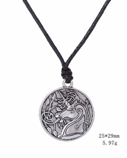Unicorn Gothic Necklace