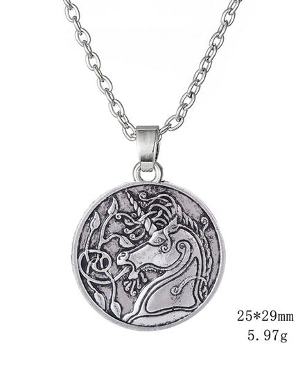 Unicorn Gothic Necklace