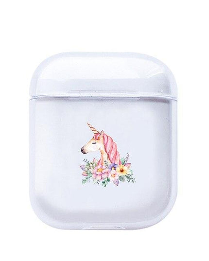 Floral Unicorn Airpods Case
