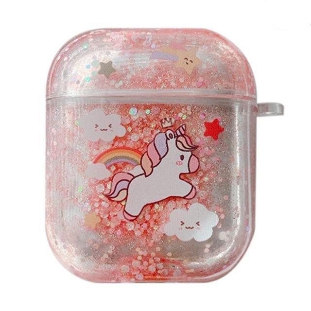 Glitter Unicorn AirPods Case