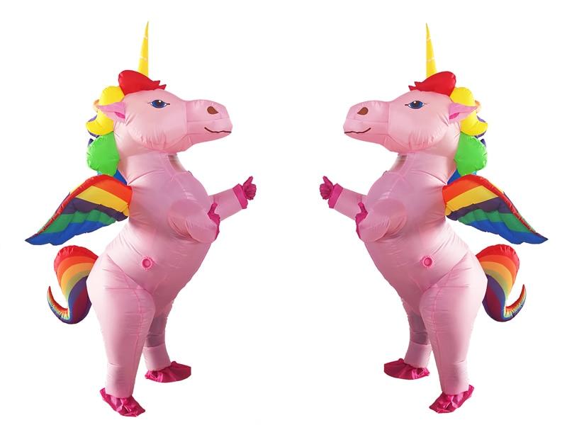 Rainbow Unicorn Inflatable Costume