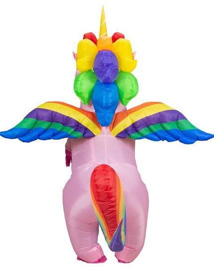 Rainbow Unicorn Inflatable Costume