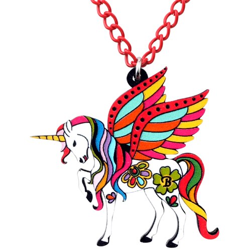 Majestic Winged Unicorn Necklace