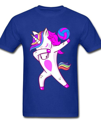 Dabbing Unicorn Volleyball Shirt