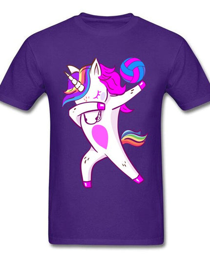 Dabbing Unicorn Volleyball Shirt