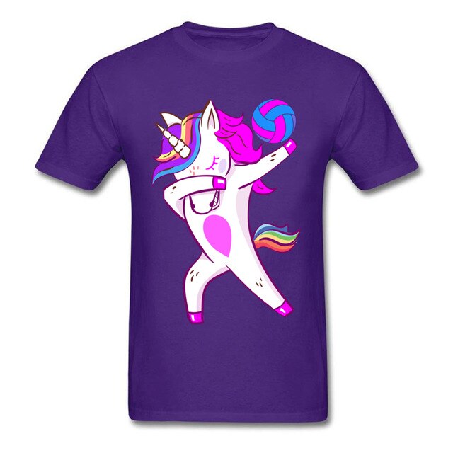 Dabbing Unicorn Volleyball Shirt