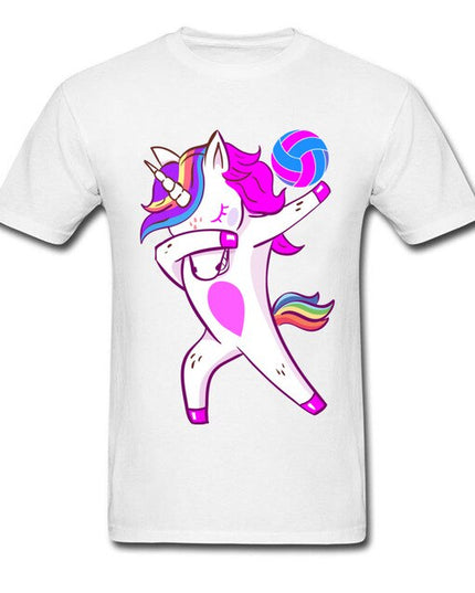 Dabbing Unicorn Volleyball Shirt