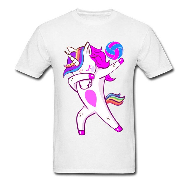 Dabbing Unicorn Volleyball Shirt